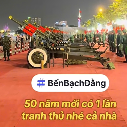 Chuẩn bị cho đi coi diễu Binh 30/4/2025